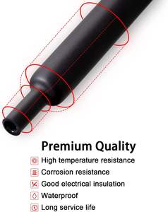 Jiaen fabrika özel PVC isı Shrink boru tek duvar esnek kaymaz yalıtım kılıfı özel LOGO renkli seçenekleri - Product Image 3