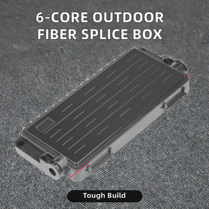 Giá tốt nhất 6-Core ngang loại sợi quang Splice hộp đóng cửa FCBD-6S 12-tháng bảo hành cho ngoài trời OFC trên không cài đặt - Product Image 2