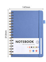 Carnet à spirales minimaliste très vendu, personnalisable avec logo, pour bureau et école