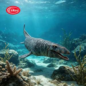 Figuras <span class=keywords><strong>de</strong></span> <span class=keywords><strong>Juguete</strong></span> Realistas <span class=keywords><strong>de</strong></span> <span class=keywords><strong>Mosasaurus</strong></span> y Cretoxyrhina en PVC, Modelos Sólidos <span class=keywords><strong>de</strong></span> Animales Marinos Prehistóricos para Niños, Educación STEM - Product Image 2