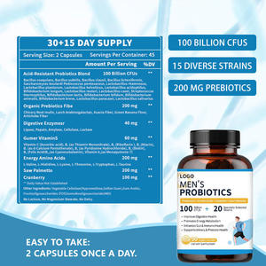 Oem Private Label 100 Miljard Cfu Biologische Probiotica <span class=keywords><strong>Gummy</strong></span> Candy Hot Selling Voor Mannen Volwassen Gezondheidszorg Supplement Voor Spijsvertering - Product Image 4