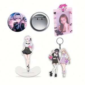 Supports d'affichage photo en acrylique personnalisés, cadeaux créatifs en plastique pour animaux de dessin animé - Product Image 1