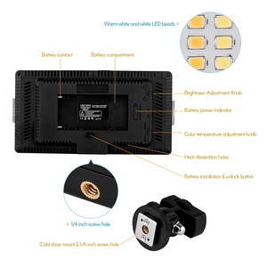 <span class=keywords><strong>LED</strong></span> 416 Photographie Vidéo Studio Caméra <span class=keywords><strong>Photo</strong></span> <span class=keywords><strong>LED</strong></span> Remplir le Panneau Lumineux Téléphone Live Streaming Diffusion Beauté Maquillage Lampe Portable - Product Image 5