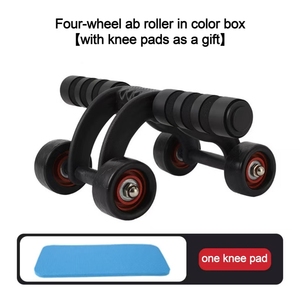 Wholesale Bodybuilding Fitness Health Abdominal Training Abdominal <strong>Exercise</strong> <strong>4</strong> Wheel Roller - Product Image 5
