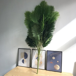 Plantes artificielles 30 feuilles 143cm Plantes en plastique Plante <span class=keywords><strong>de</strong></span> palmier artificielle pour décoration intérieure - Product Image 6