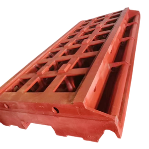 大型铸铁机床床身隐型模具铸造，带表面板支架和焊接测量工具 - Product Image 1