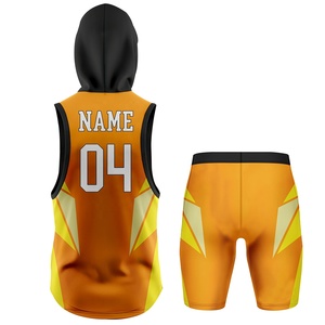 Conception personnalisée Uniformes de football 7v7 Sweats à capuche sans manches ajustés pour football 7V7 - Product Image 2