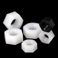Écrou hexagonal en Nylon de haute qualité M3 filetage vis en plastique certificat métrique M2/M2.5/M4/M5/M6/M8/M10/M12