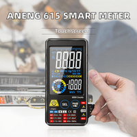 Multimeter Digital 615 Otomatis Layar Sentuh Pintar Isi Ulang 6000 Hitungan Pengukur Tegangan Arus ACDC Peralatan Teknisi Listrik