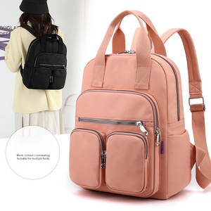 <span class=keywords><strong>Zaino</strong></span> da <span class=keywords><strong>Donna</strong></span> Autunnale Grande Capacità Multi-Tasca <span class=keywords><strong>in</strong></span> <span class=keywords><strong>Tessuto</strong></span> di Nylon Casual da Viaggio per Studenti Universitari - Product Image 1