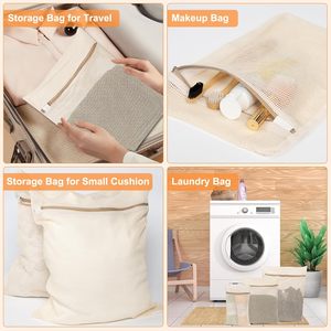 <span class=keywords><strong>Sac</strong></span> <span class=keywords><strong>à</strong></span> <span class=keywords><strong>linge</strong></span> en coton biologique, sacs <span class=keywords><strong>à</strong></span> <span class=keywords><strong>linge</strong></span> en maille pour lave-<span class=keywords><strong>linge</strong></span>, pour les vêtements délicats, sacs <span class=keywords><strong>à</strong></span> <span class=keywords><strong>linge</strong></span> en maille durables avec fermeture éclair - Product Image 4