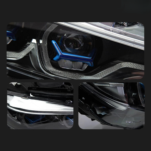 Phares avant laser style Ikon Plug and Play 24V, feux de jour DRL, clignotants LED, phares de mise à niveau pour <span class=keywords><strong>BMX</strong></span> <span class=keywords><strong>M3</strong></span> M4 F80 F82 F32 - Product Image 5