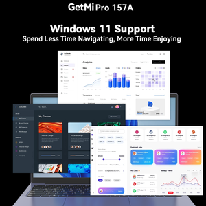 Getmi Pro 157a AMD máy tính xách tay 15.6 inch IPS hiển thị R5 7430u 16GB 32GB <span class=keywords><strong>RAM</strong></span> 1TB 2TB SSD Loại C phí máy tính xách tay - Product Image 3