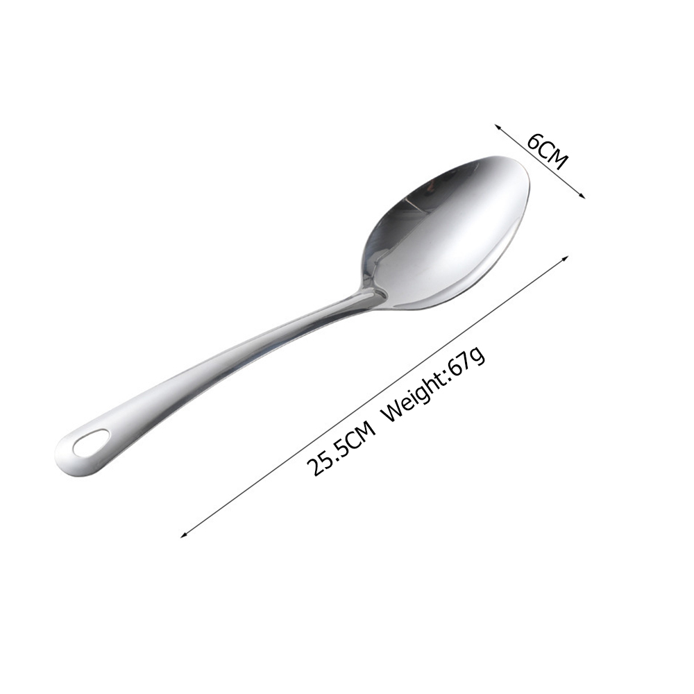 Cuillère de service solide (argent)