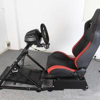 Soporte de asiento de simulador de carreras de Juego plegable YUESHEN, asiento de cubo de juego para G2527 G29 T300 CSW Sim Racing, PlayStation, PC