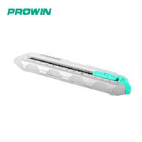 Couteau utilitaire PROWIN 19130 2025 en aluminium, breveté aux États-Unis, avec lame ultra-affûtée, garantie 5 ans, lame à changement rapide, qualité industrielle pour le bricolage