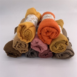 Dernier foulard hijab en coton léger pour femmes, effet froissé - Product Image 2