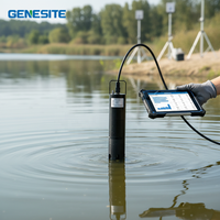 Analyseur de qualité de l'eau multiparamètres Méthode d'électrode de sonde Détection rapide pour PH COD ORP Électrode EC Eaux usées industrielles
