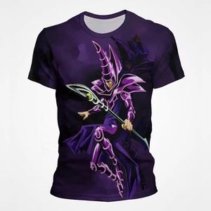 Mode Anime <span class=keywords><strong>Yu</strong></span> <span class=keywords><strong>Gi</strong></span> <span class=keywords><strong>Oh</strong></span> impression 3D hommes/femmes <span class=keywords><strong>T</strong></span>-Shirts décontracté col rond surdimensionné Streetwear unisexe à manches courtes vêtements hauts - Product Image 6