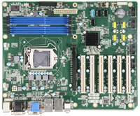 Intel PCH B75 Chip 6PCI, ekspansi 2LAN 82583 Chip ATX industri motherboard 4DDR3 Slot DIMM 32GB RAM ATX Board