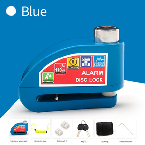 Antivol intelligent pour motos et vélos électriques – Verrou de frein à disque avec déverrouillage par clé – Finition polie – Produit transfrontalier - Product Image 4