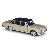 WELLY 1:24 Mercedes1963 Benz 600 Commando Voiture en alliage Modèle de véhicule Ornements Simulation Alliage moulé sous pression Modèle de voiture en alliage Modèle de voiture