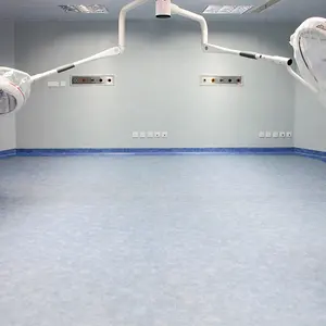 Pavimentazione in vinile PVC uniforme impermeabile antibatterico per ospedale