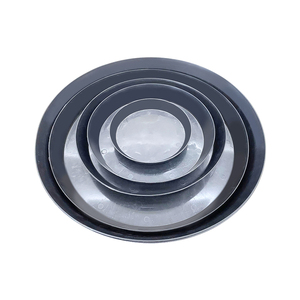 10.5 12 14 25 pollici vassoi antigoccia in plastica nera per piattini per <span class=keywords><strong>piante</strong></span> - Product Image 3