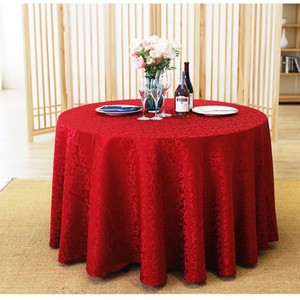 Mantel de Mesa Moderno de Lujo, Tejido, con Estampado Personalizado, de Terciopelo, Poliéster/Algodón, Impermeable y Resistente al Aceite, Color Naranja, para Bodas y Navidad - Product Image 5