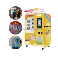 Mesin cetak UV casing ponsel otomatis mesin penjual casing ponsel dengan sistem pembayaran kartu kredit