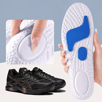 Semelles intérieures de chaussures de basketball en EVA, unisexe, tailles 35 à 45, pour la vente en gros, avec absorption des chocs, élastiques et absorbantes de la transpiration, pour augmenter la hauteur