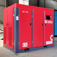Compresseur d'air à vis industriel silencieux, faible bruit 60 dB, compresseur à vis rotatif à économie d'énergie pour atelier