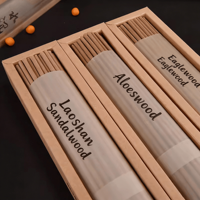 Bâtons d'encens pour la culte du Bouddha, bois d'agar naturel, bois d'agar noir, bois de santal indien, combustion de 2 heures, utilisation pour la prière religieuse