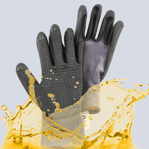 <span class=keywords><strong>Gants</strong></span> <span class=keywords><strong>de</strong></span> sécurité résistants à l'abrasion, antidérapants, imperméables, résistants à l'huile, revêtement en latex, <span class=keywords><strong>gants</strong></span> <span class=keywords><strong>de</strong></span> protection épaissis, modèle XK-042 - Product Image 1