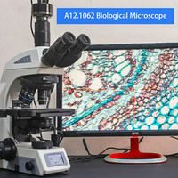 Wide Field of View High Definition 360 Rotatable Binocular Biological Compound Laboratory Microscope