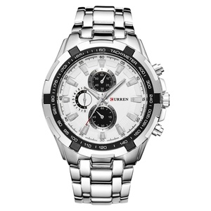 Manufacturer Wholesale Sport Fashion Men's Business Quartz <b>Watches</b> Alloy <b>Case</b> Glass Dial Pointer Leather Strap Mechanical <b>Watch</b> - Product Image 4