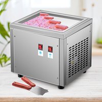 Hot Sale Markdown Sale Gerolde Ijsmachine Gebakken Ijsrol Diepvriezer Roller Voor Ijs