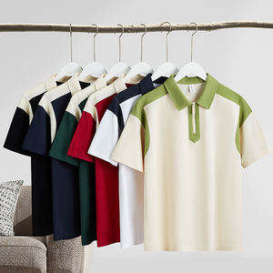 Super septiembre venta al por mayor hombres Polo camisetas ajuste seco personalizado sublimación deportes camisas 1/4 cremallera cuello Polo camisetas - Product Image 1