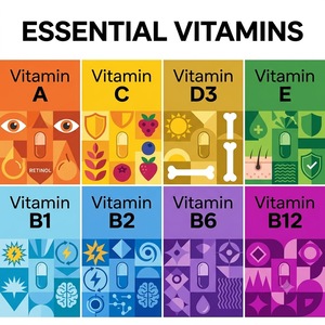 Capsules multivitaminées OEM ODM GMP Halal 60 unités avec vitamines A, C, D3, E, B1, B2, B6, B12, zinc, magnésium - Product Image 3
