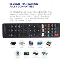 Mando a distancia universal para LG, Samsung, Sony, TCL, Hisense, todas las marcas, TV, mando a distancia por infrarrojos, X Plus, 1 unidad