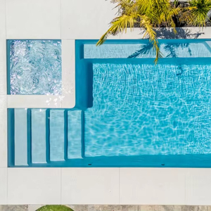 Piscina Interrata di Lusso Prefabbricata con Scocca in Vetroresina FRP dal Design Personalizzato, Piscina Spa Familiare da Esterno di Grandi Dimensioni - Product Image 2