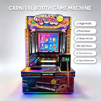 Machine de jeu de stand de kermesse à monnayeur, un joueur, multi-jeux, pour parcs d'attractions et centres de divertissement familial