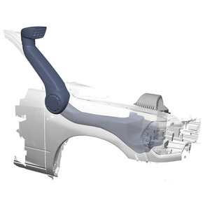 Snorkel 4x4 fabriqué en usine pour <span class=keywords><strong>Dodge</strong></span> <span class=keywords><strong>Ram</strong></span> 1500 2009-2018 tous moteurs, <span class=keywords><strong>Ram</strong></span> <span class=keywords><strong>2500</strong></span> 3500, kit d'admission d'air - Product Image 5