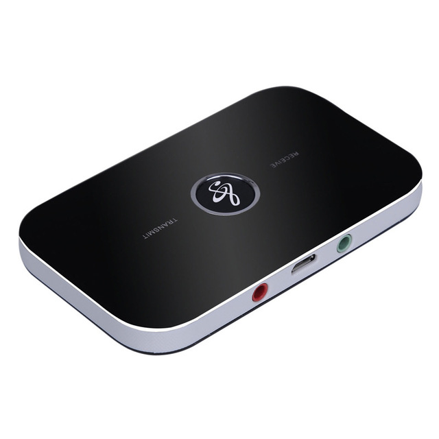 2 in 1 BT Transmitter Receiver Wireless Portable Audio Player Aux 3.5mm for TV PC Stereo Audio Adapter