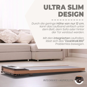 Tapis <span class=keywords><strong>de</strong></span> marche portable en bois, tapis <span class=keywords><strong>de</strong></span> marche sous le bureau, tapis <span class=keywords><strong>de</strong></span> marche électrique avec écran LED, 6 km/h, avec télécommande pour la maison et le bureau - Product Image 6
