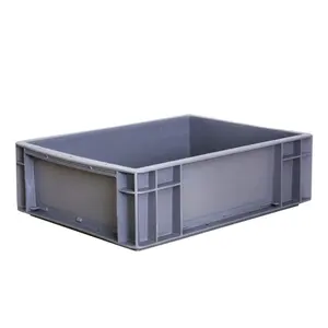 Heavy Duty Plastic Stacking Euro Storage Containers Boxes Crates GREY