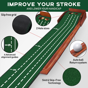 <span class=keywords><strong>Tapis</strong></span> de <span class=keywords><strong>Golf</strong></span> intérieur de couleur verte, petit <span class=keywords><strong>tapis</strong></span>, aide d'entraînement, accessoire de putre - Product Image 5