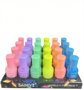 Set di vernici liquide Sanye, 24 colori per nail art e strumenti di bellezza - Product Image 1