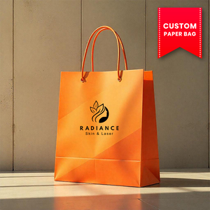 ถุงกระดาษดีไซน์พิเศษสำหรับร้านเสื้อผ้าบูติก บรรจุภัณฑ์ขายปลีก OEM/ODM ถุงช้อปปิ้งสุดหรู กล่องแบบกำหนดเองได้ พร้อมบริการพิมพ์ลาย - Product Image 5