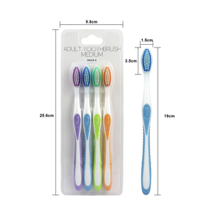 Cepillo <span class=keywords><strong>de</strong></span> Dientes para Adultos con Cerdas Medianas y Limpiador <span class=keywords><strong>de</strong></span> <span class=keywords><strong>Lengua</strong></span>, Varios Colores, Empaque Personalizable - Product Image 4